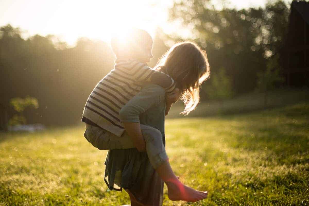 Adoption Agency - Piggyback ride